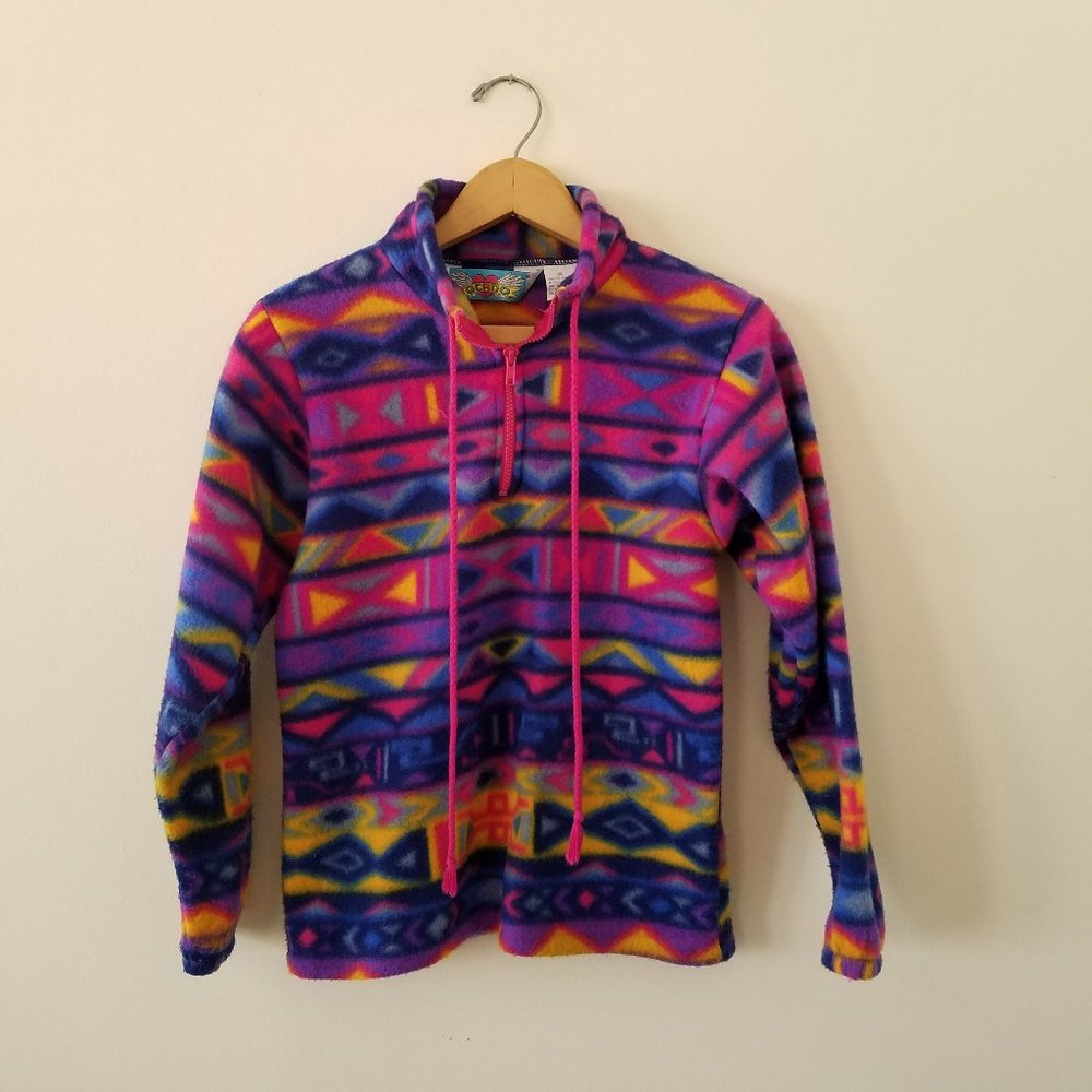 Tucano Girls Colorful Fleece Jacket Size14